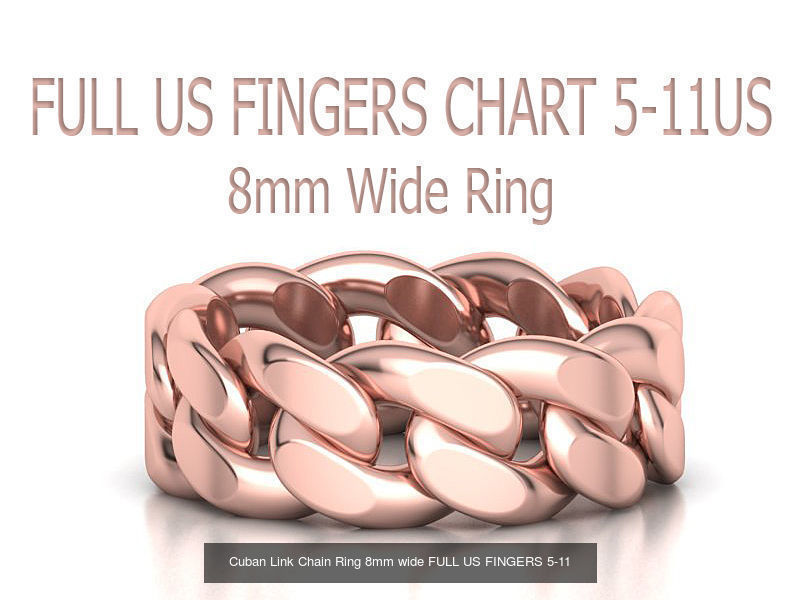 CUBAN LINKS RINGS FULL US CHART COLLECTION _5