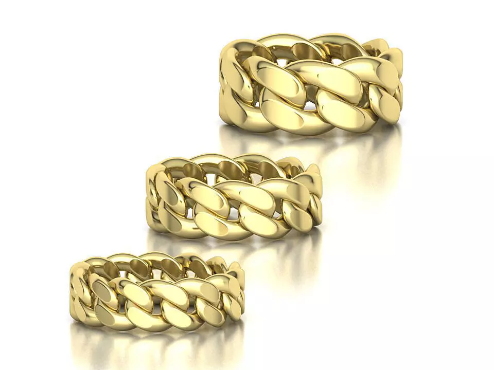 CUBAN LINKS RINGS FULL US CHART COLLECTION _0