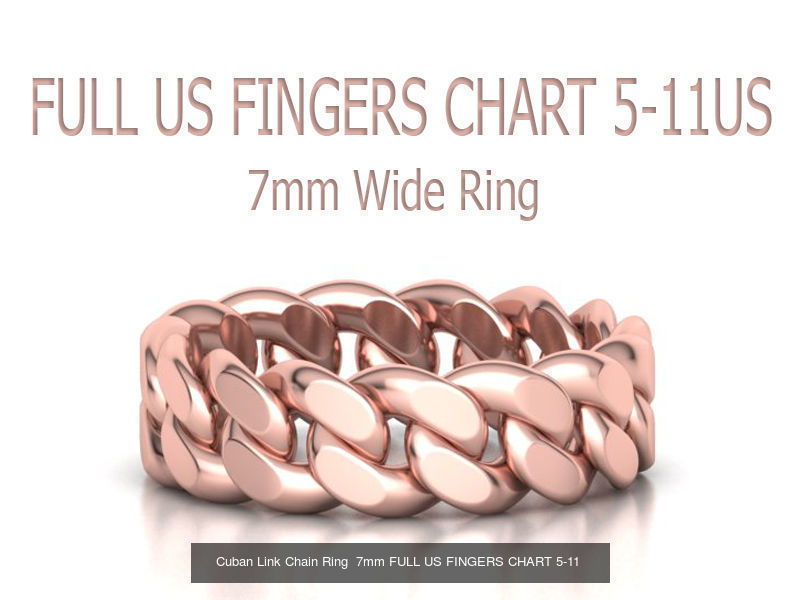 CUBAN LINKS RINGS FULL US CHART COLLECTION _4
