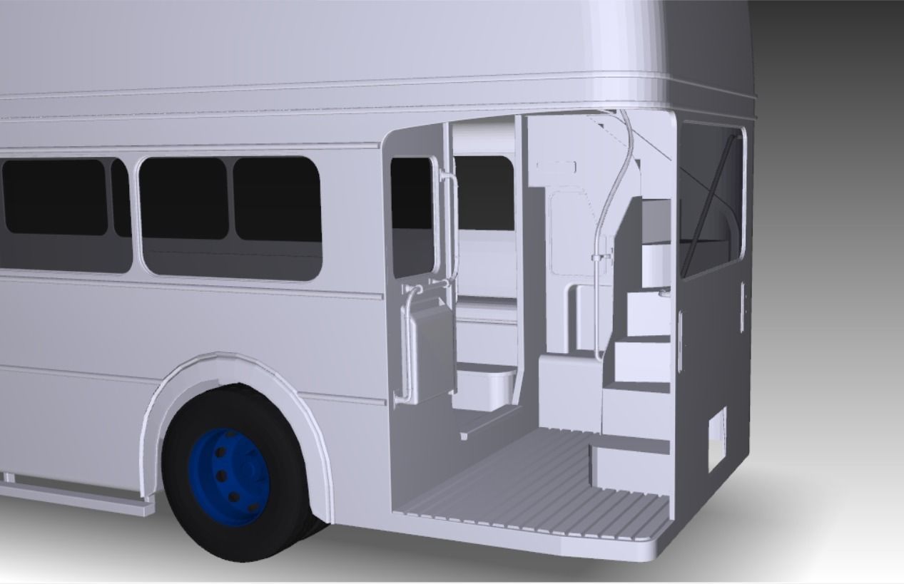 AEC Routemaster 3D model_2