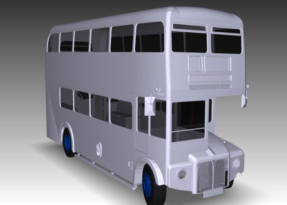 AEC Routemaster 3D model_4