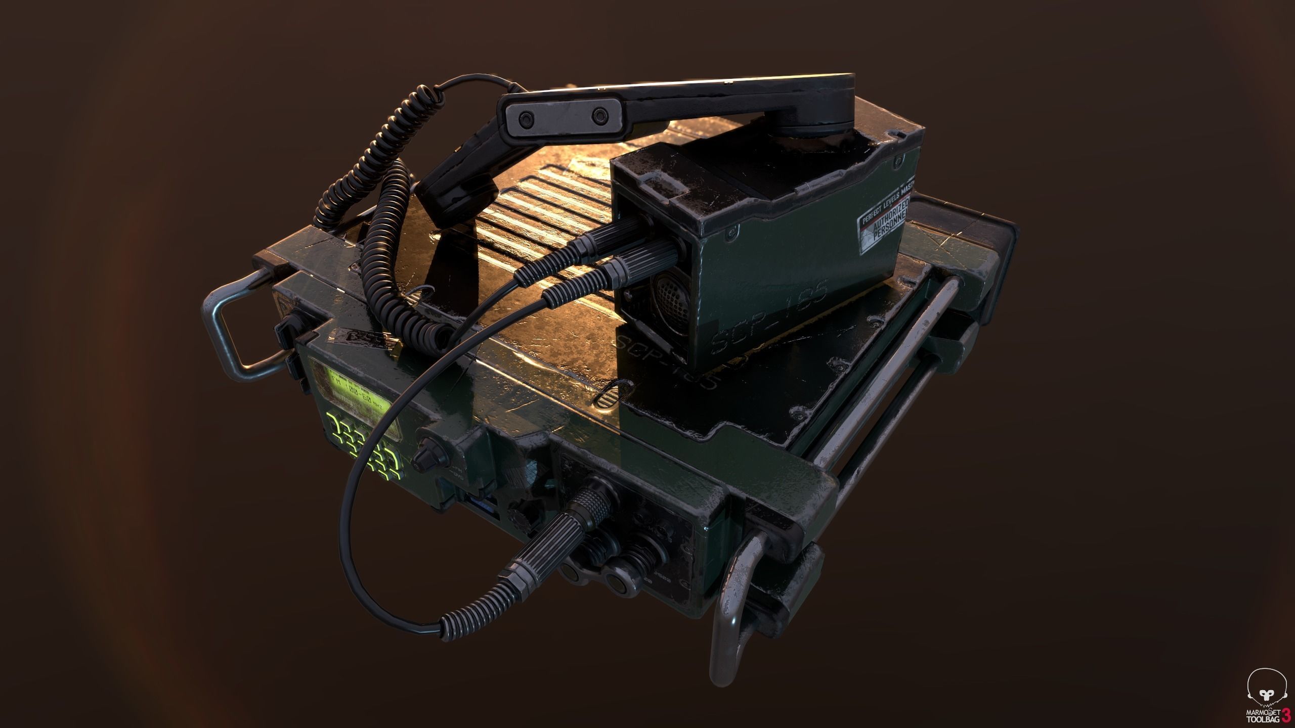 SCP 185 the Secret Russian Military The Ultimate Radio  3D model_2