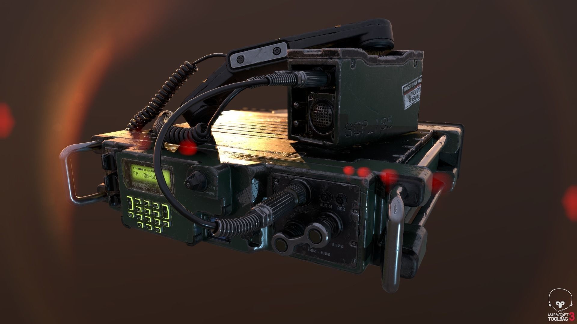 SCP 185 the Secret Russian Military The Ultimate Radio  3D model_1