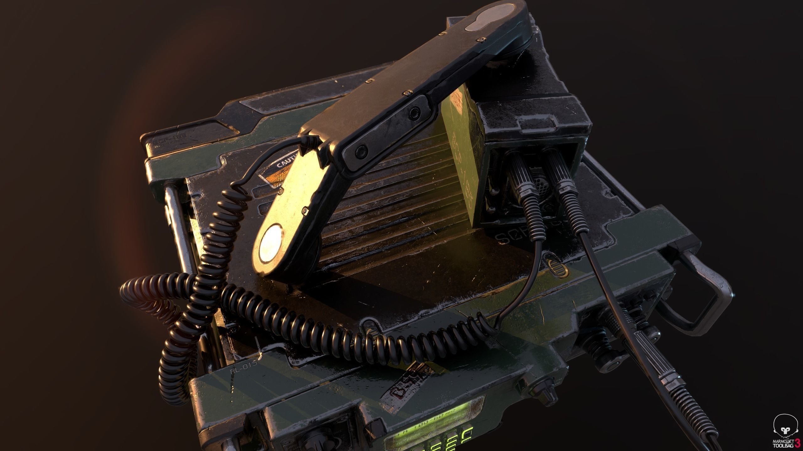 SCP 185 the Secret Russian Military The Ultimate Radio  3D model_3