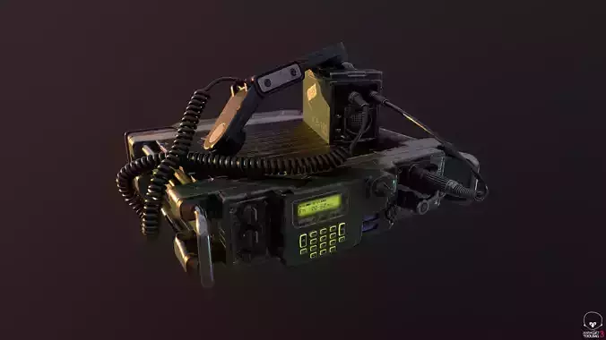SCP 185 the Secret Russian Military The Ultimate Radio  3D model SCP 185 the Secret Russian Military The Ultimate Radio  3D model