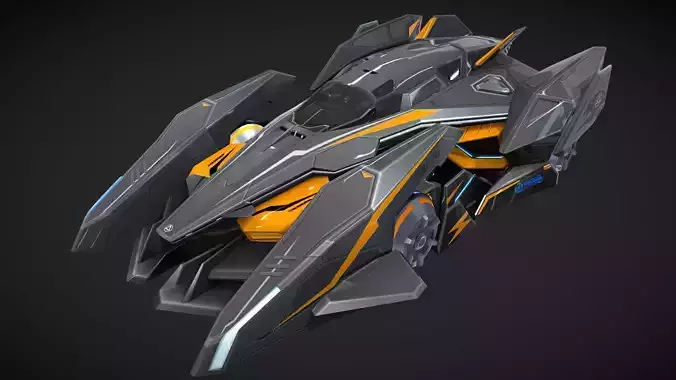 Sirius Race Car 3d Model