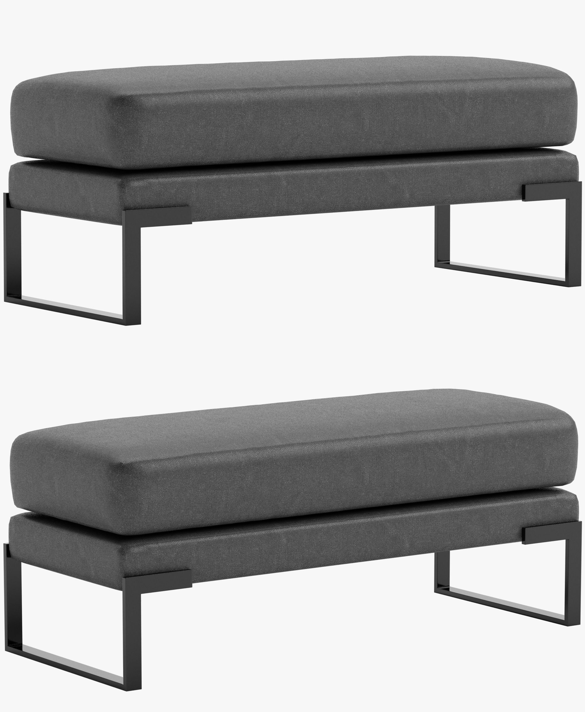 Pouf classic 3D model_20