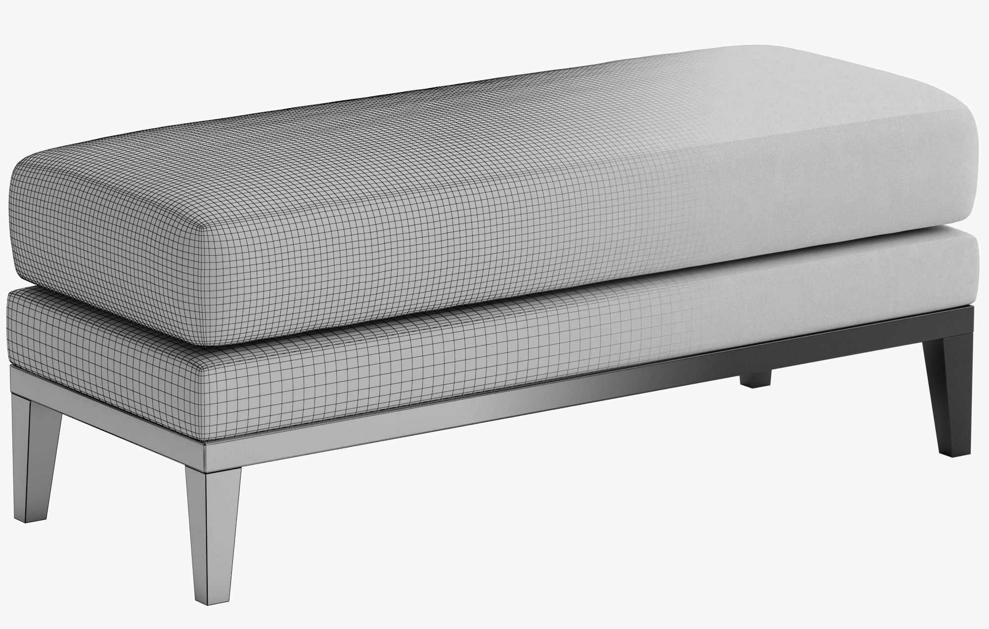 Pouf classic 3D model_12