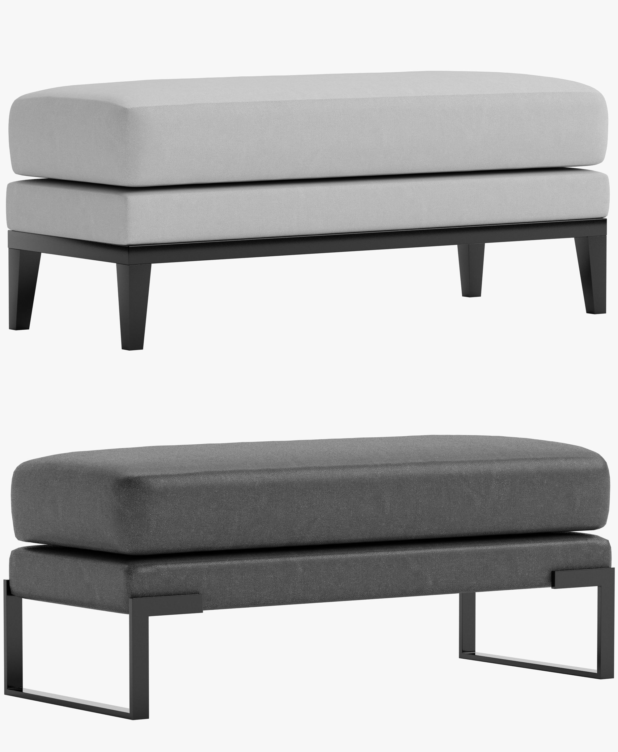 Pouf classic 3D model_17