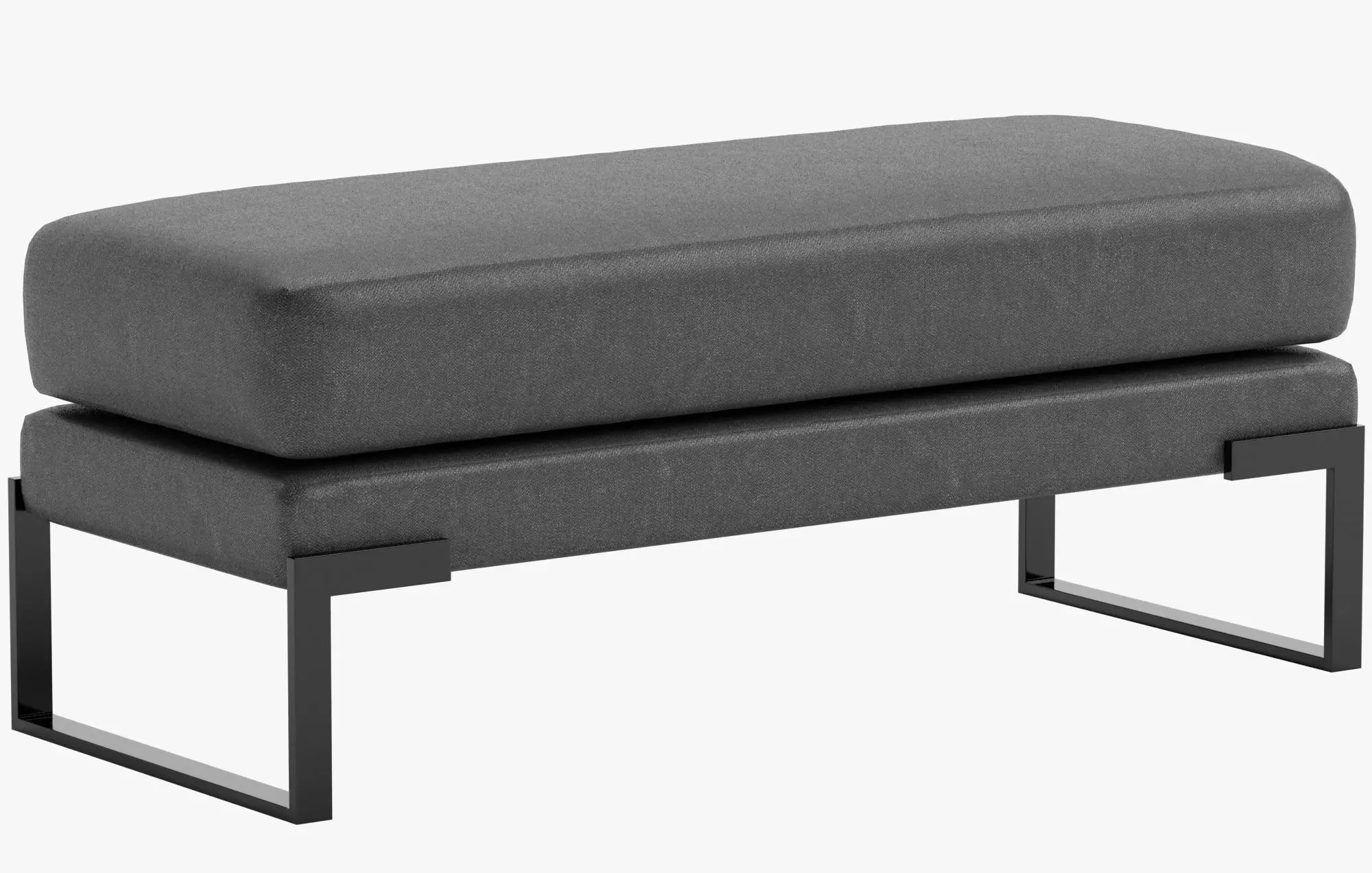 Pouf classic 3D model_0