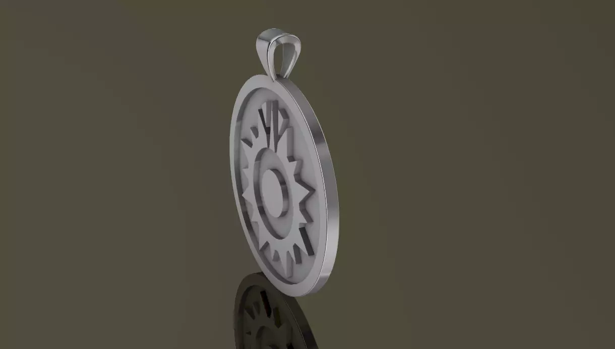 Black Sun Pendant Star Wars 3D print model 3D print model