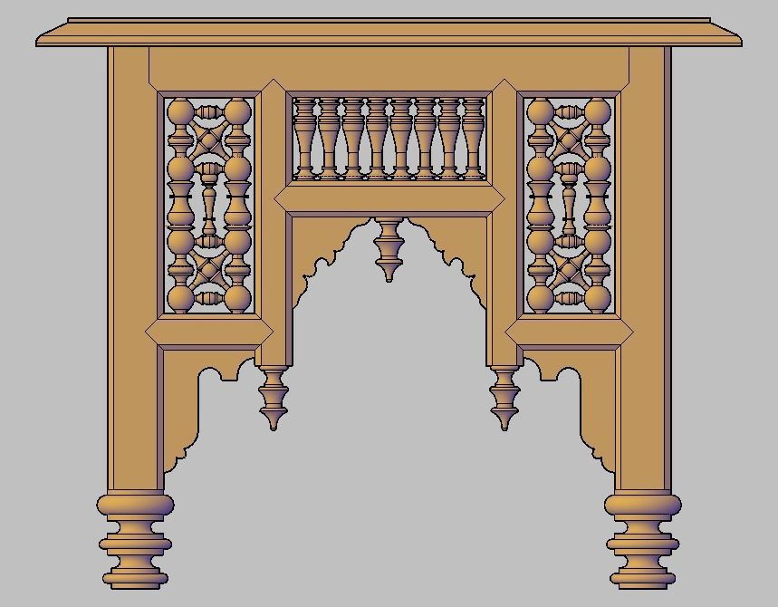 Coffee Table 3D model_6