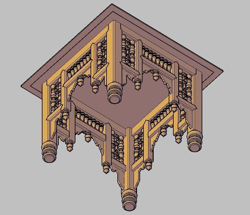 Coffee Table 3D model_5