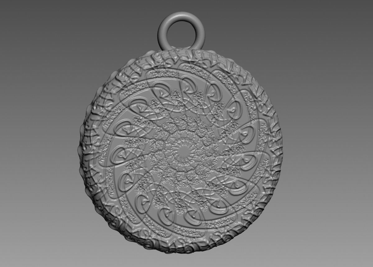 Skull Pendant 3d print model 3D print model_27