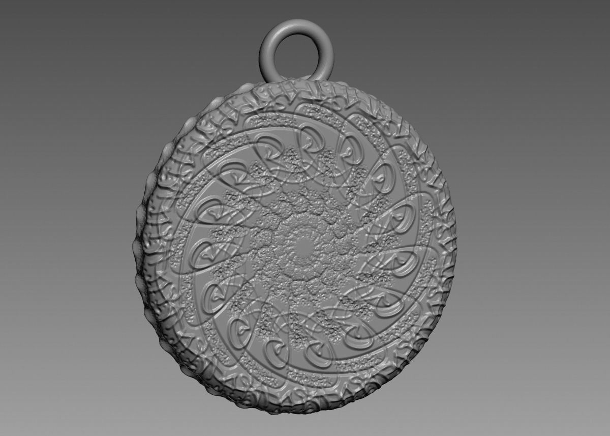 Skull Pendant 3d print model 3D print model_28