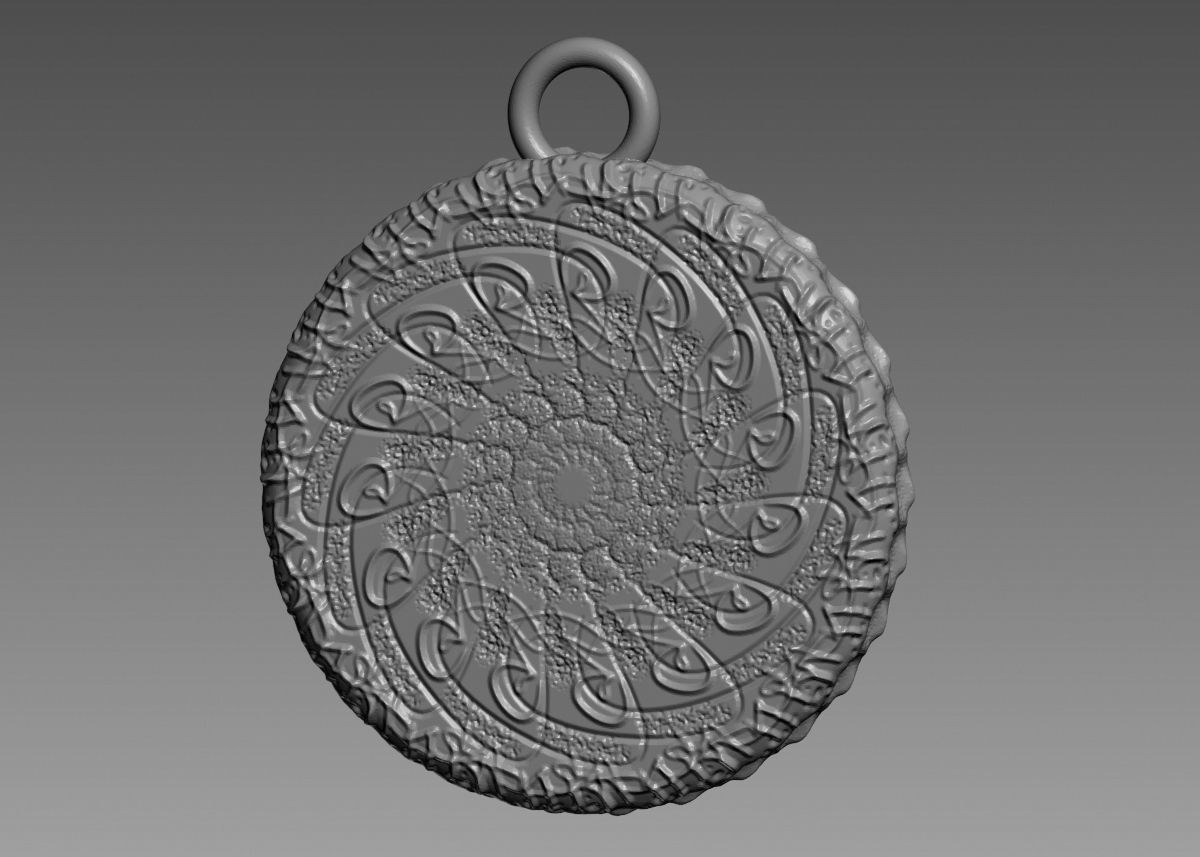 Skull Pendant 3d print model 3D print model_24