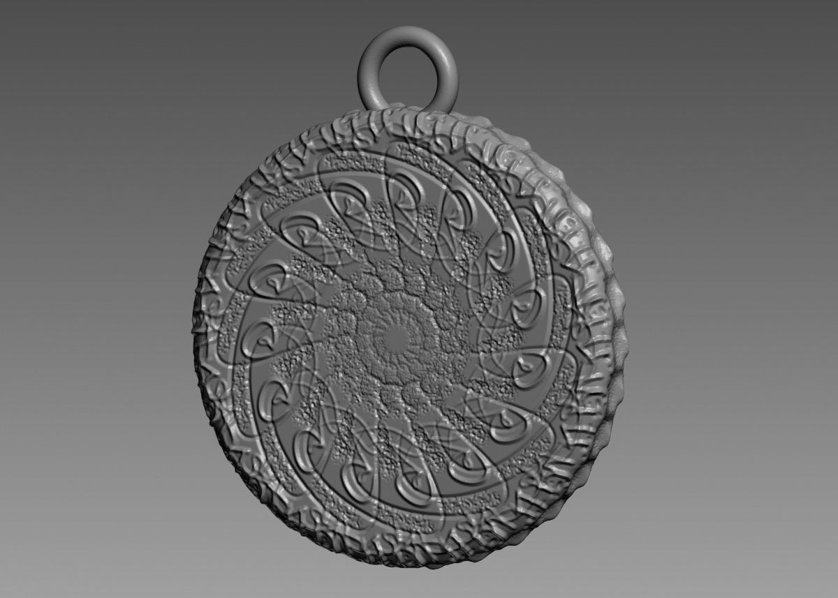 Skull Pendant 3d print model 3D print model_23