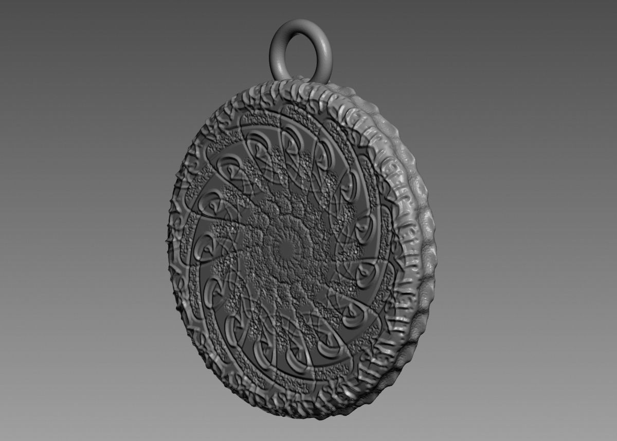 Skull Pendant 3d print model 3D print model_21