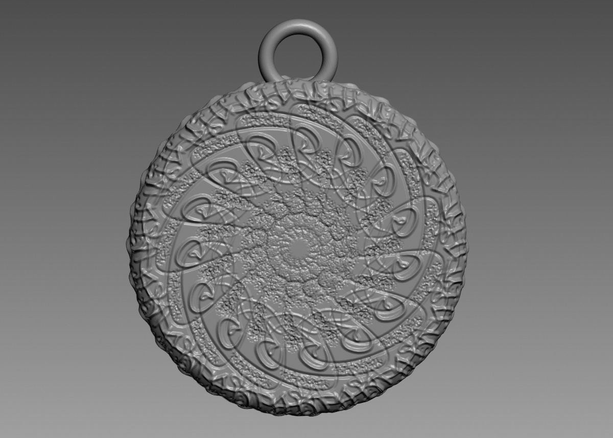 Skull Pendant 3d print model 3D print model_26