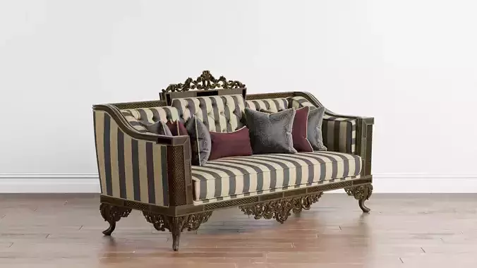 Rivesa Art Deco Yatak Odasi Couch