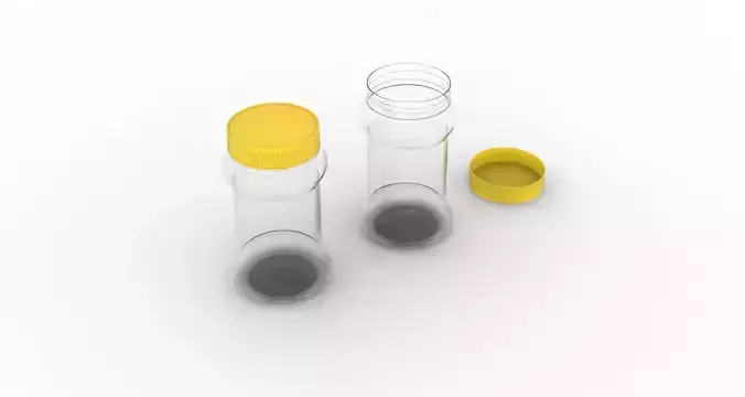Pickle Bottle Yellow 3D print model
