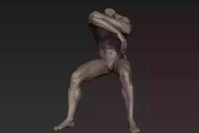 Male Full Body Sculpt Pose 6
