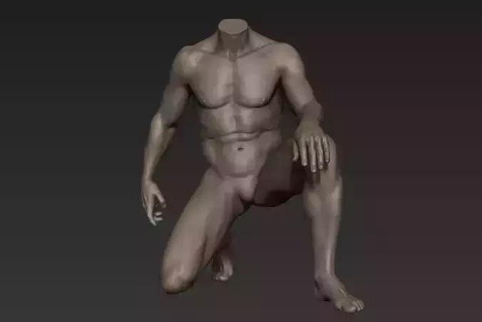 Male Full Body Sculpt Pose 7