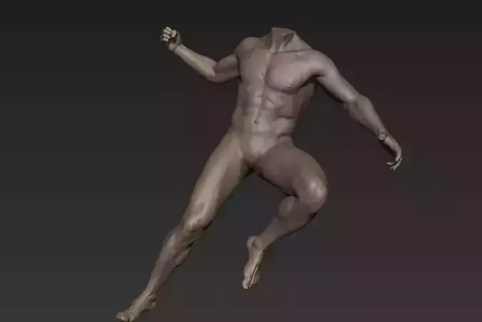 Male Full Body Sculpt Pose 9