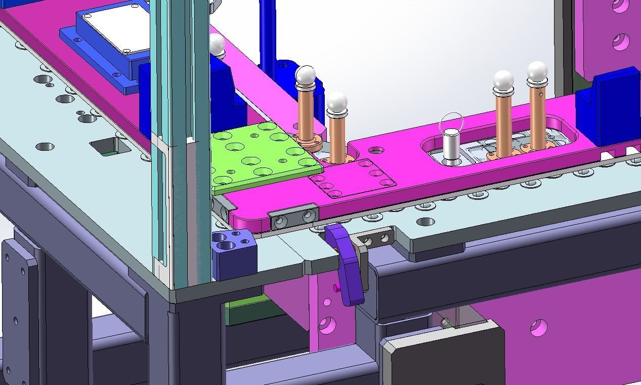 Car sunroof assembly line 3D model_17