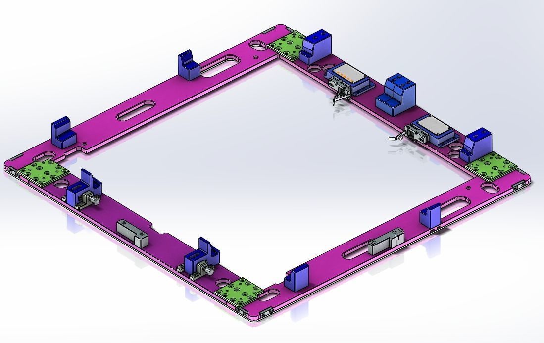 Car sunroof assembly line 3D model_8