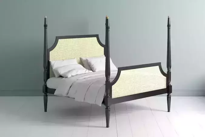 Rattan Bed