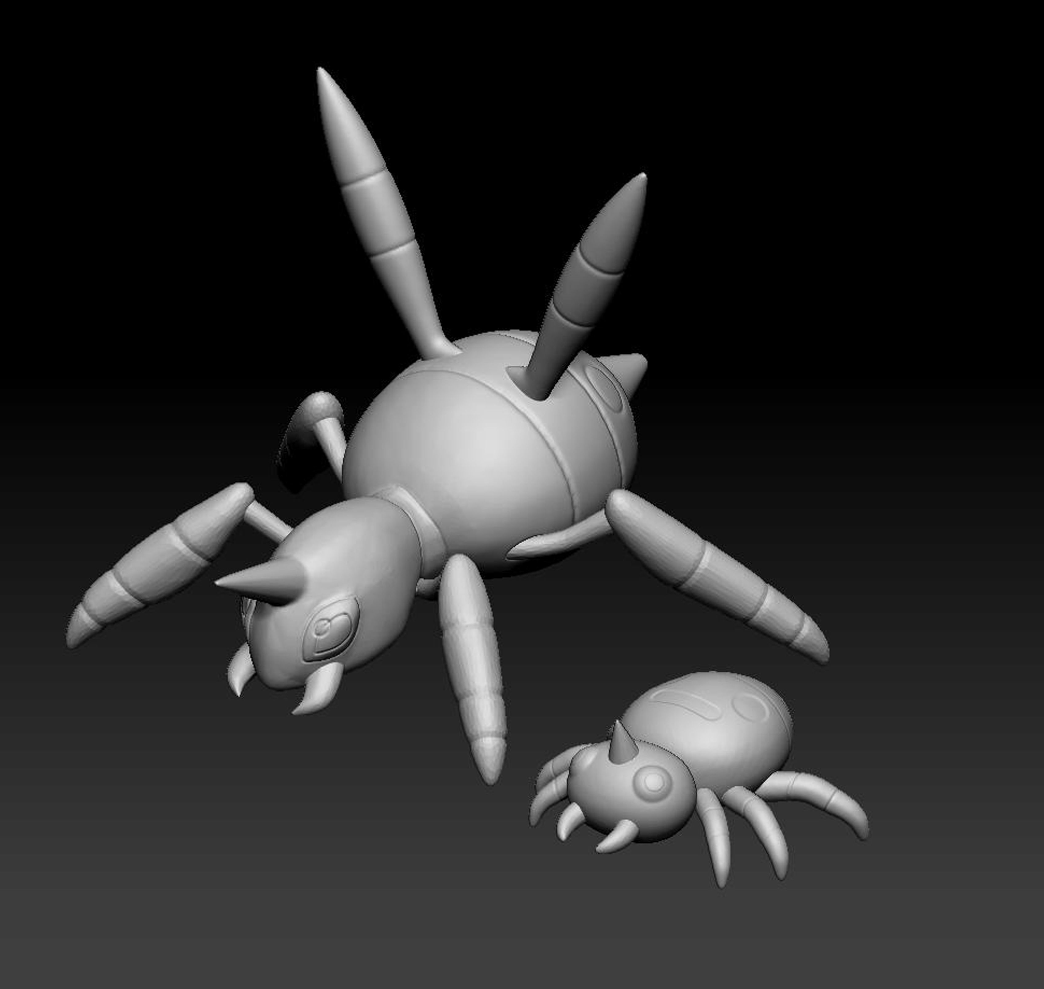 Pokemon Spinarak and Ariados 3D print model_3