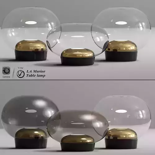 LA Mariee Table lamp 3D model