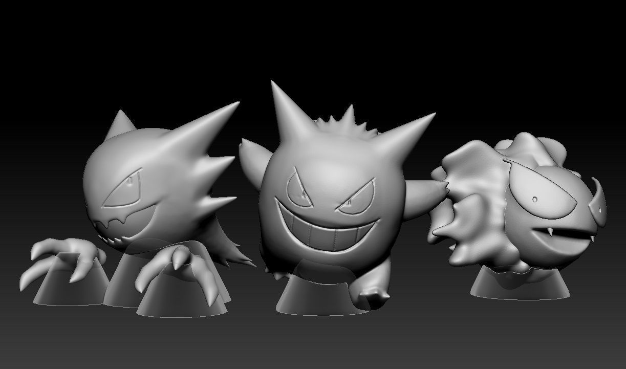 Pokemon Gengar Mega Evolution 3D print model_2