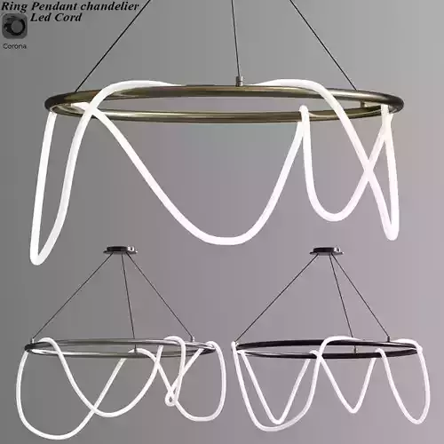 Ring Pendant chandelier Led Cord