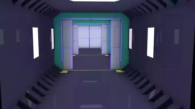sci fi corridor