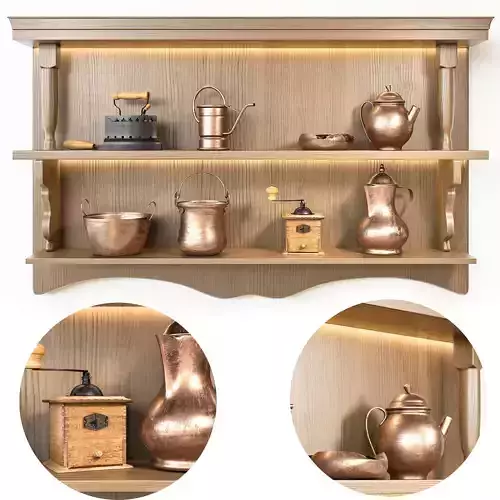 Decorative Set Rustic Mountain