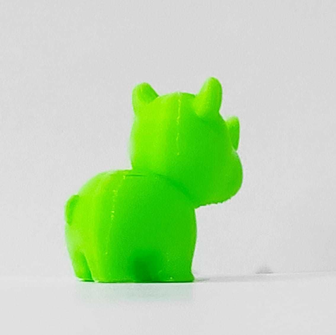 A cute Rhino for decoration and play 3D print model_6