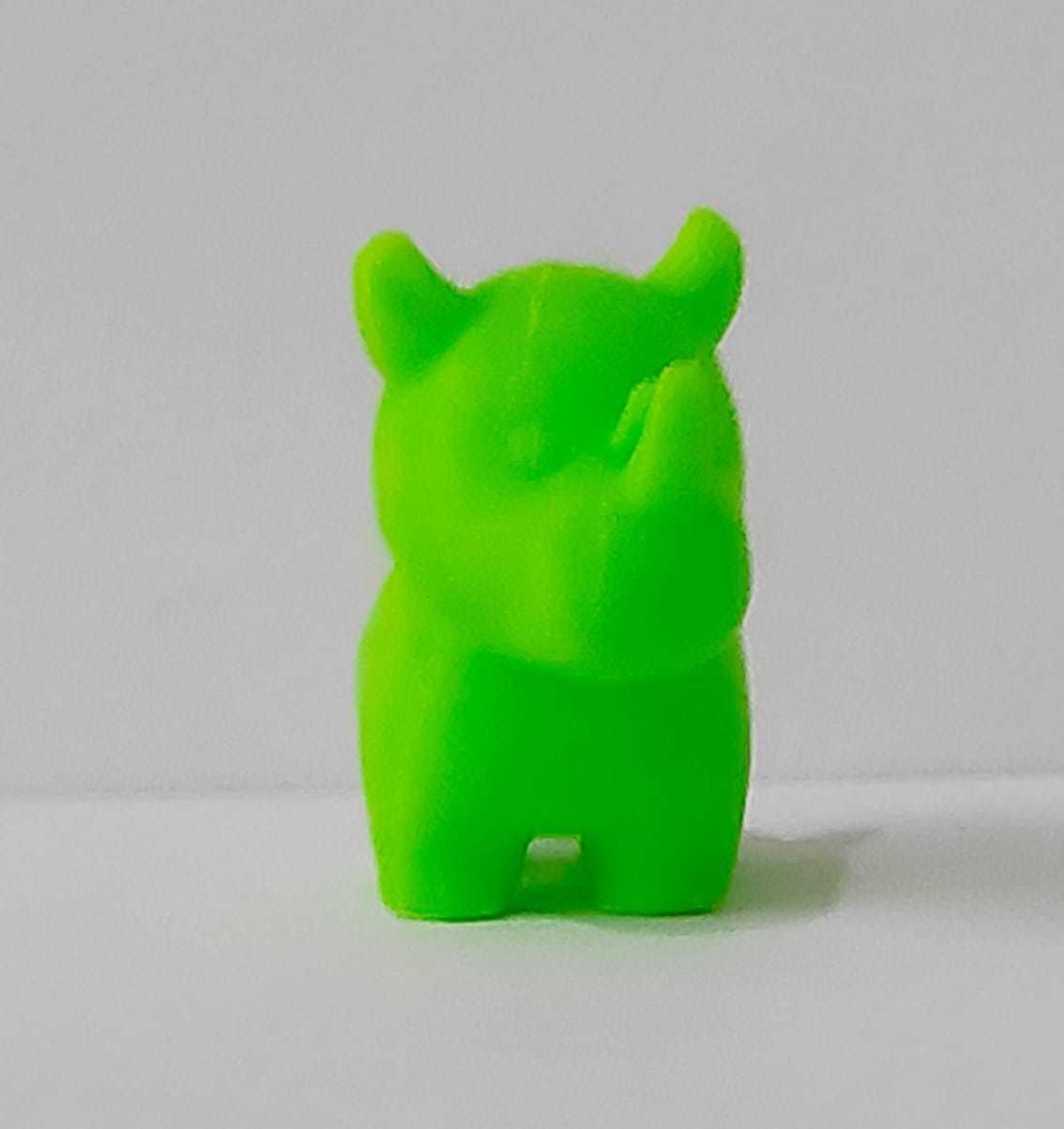 A cute Rhino for decoration and play 3D print model_4