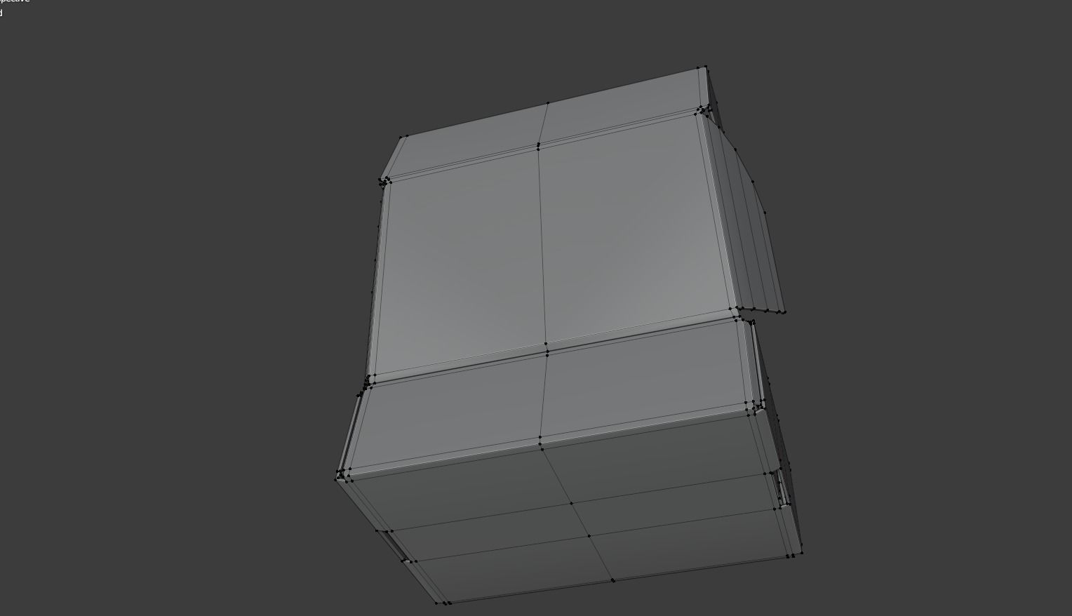 Cardboard Box Low-poly 3D model_5