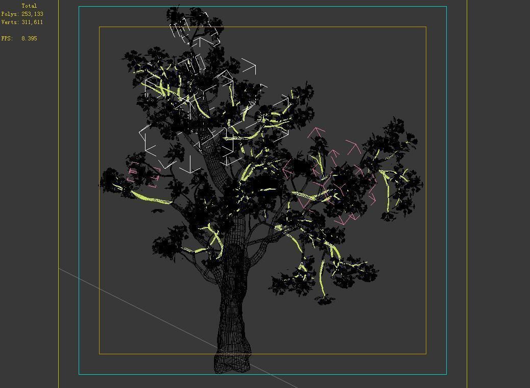 Baifenglin-wood-pear 03 3D model_3