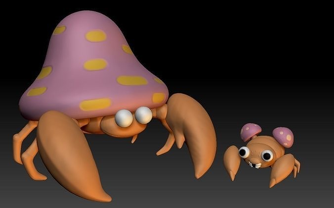 Pokemon Paras and Parasect 3D print model