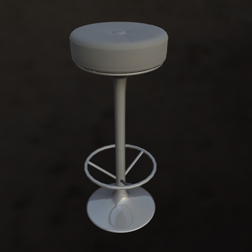 Bar stool collection 3D model_1