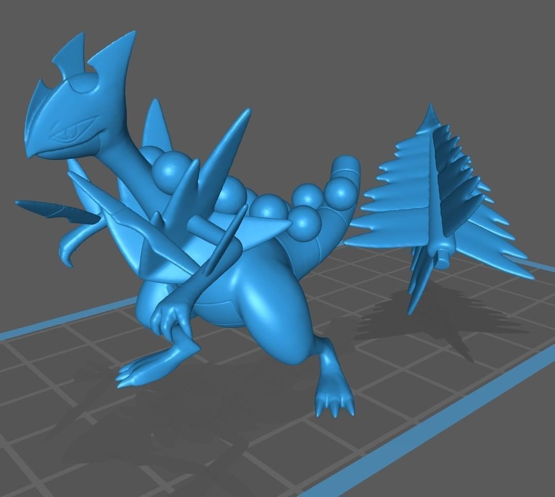 Pokemon Treecko Grovyle Sceptile Mega Evolution 3D print model_4