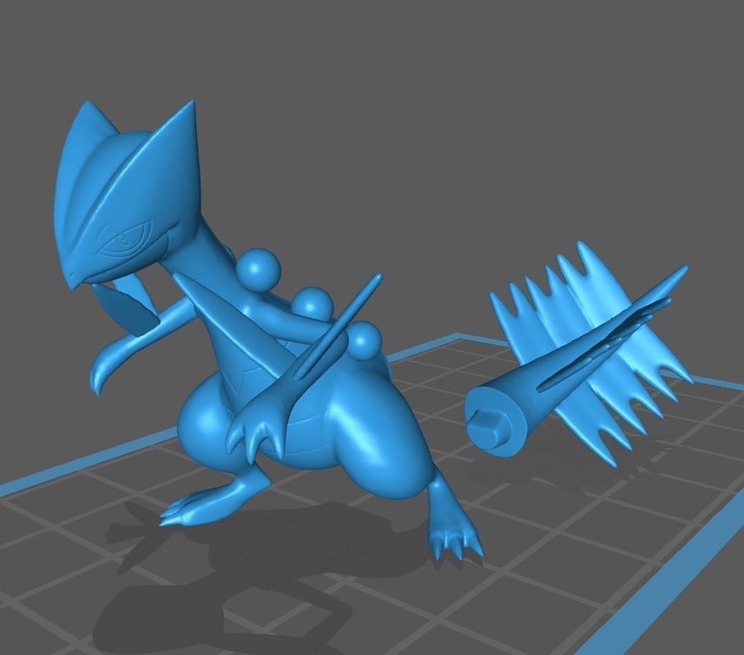 Pokemon Treecko Grovyle Sceptile Mega Evolution 3D print model_3