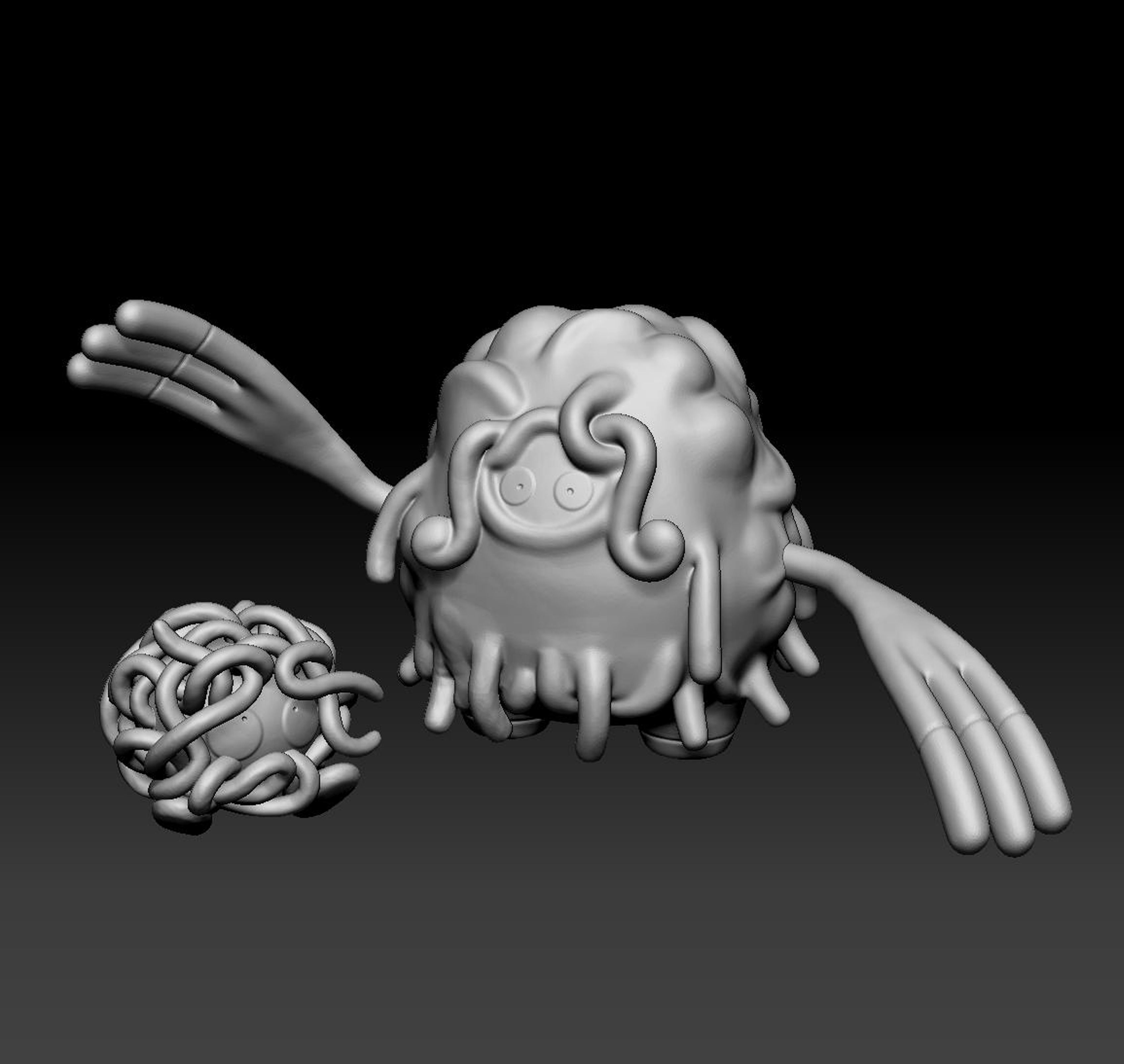 Pokemon Tangela and Tangrowth 3D print model_1