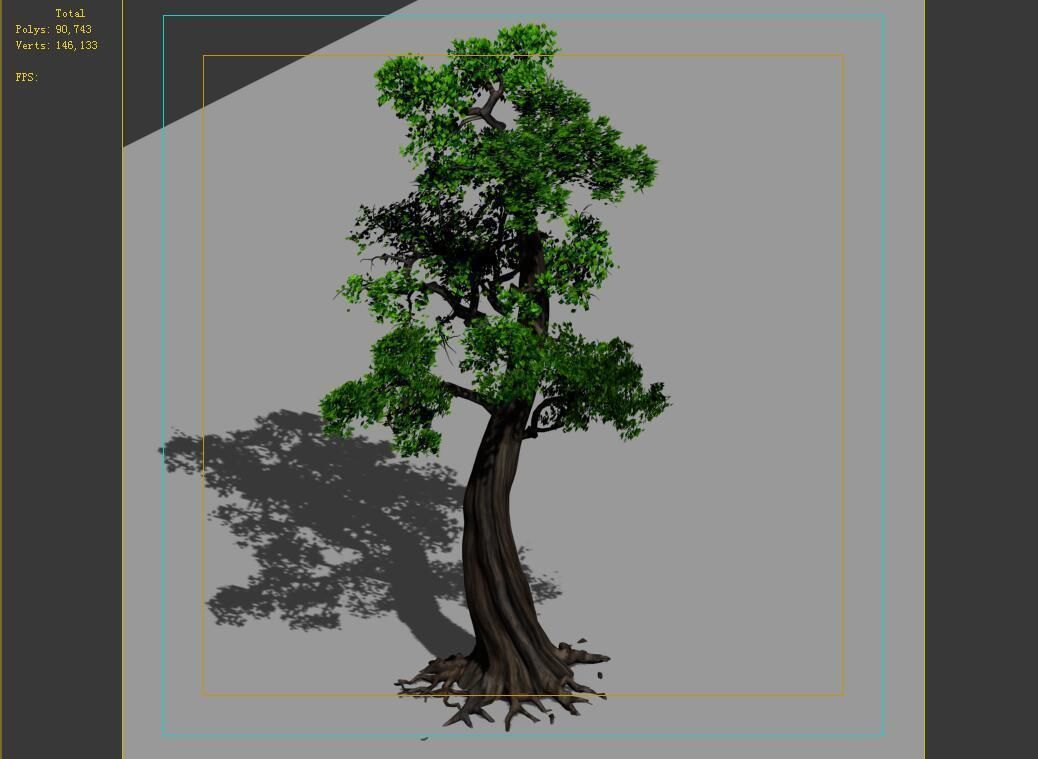 Hundred Forests-Plants-Cypress 3D model_3