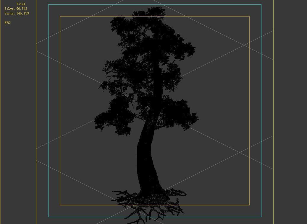 Hundred Forests-Plants-Cypress 3D model_4