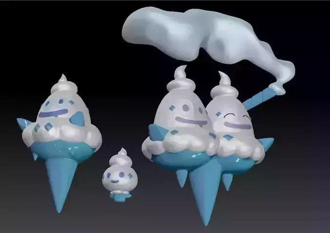 Pokemon Vanillite Vanillish Vanilluxe