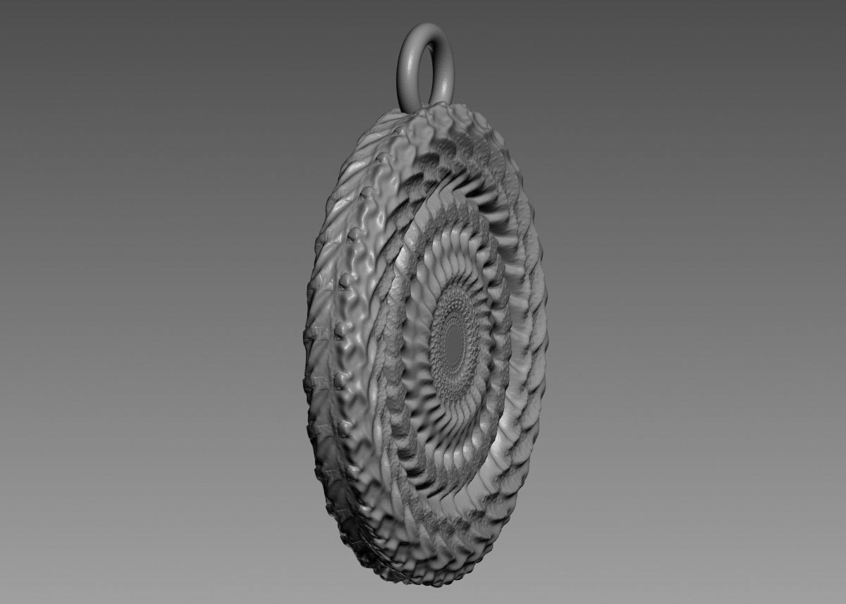 Skull Pendant 3d print model 3D print model_36